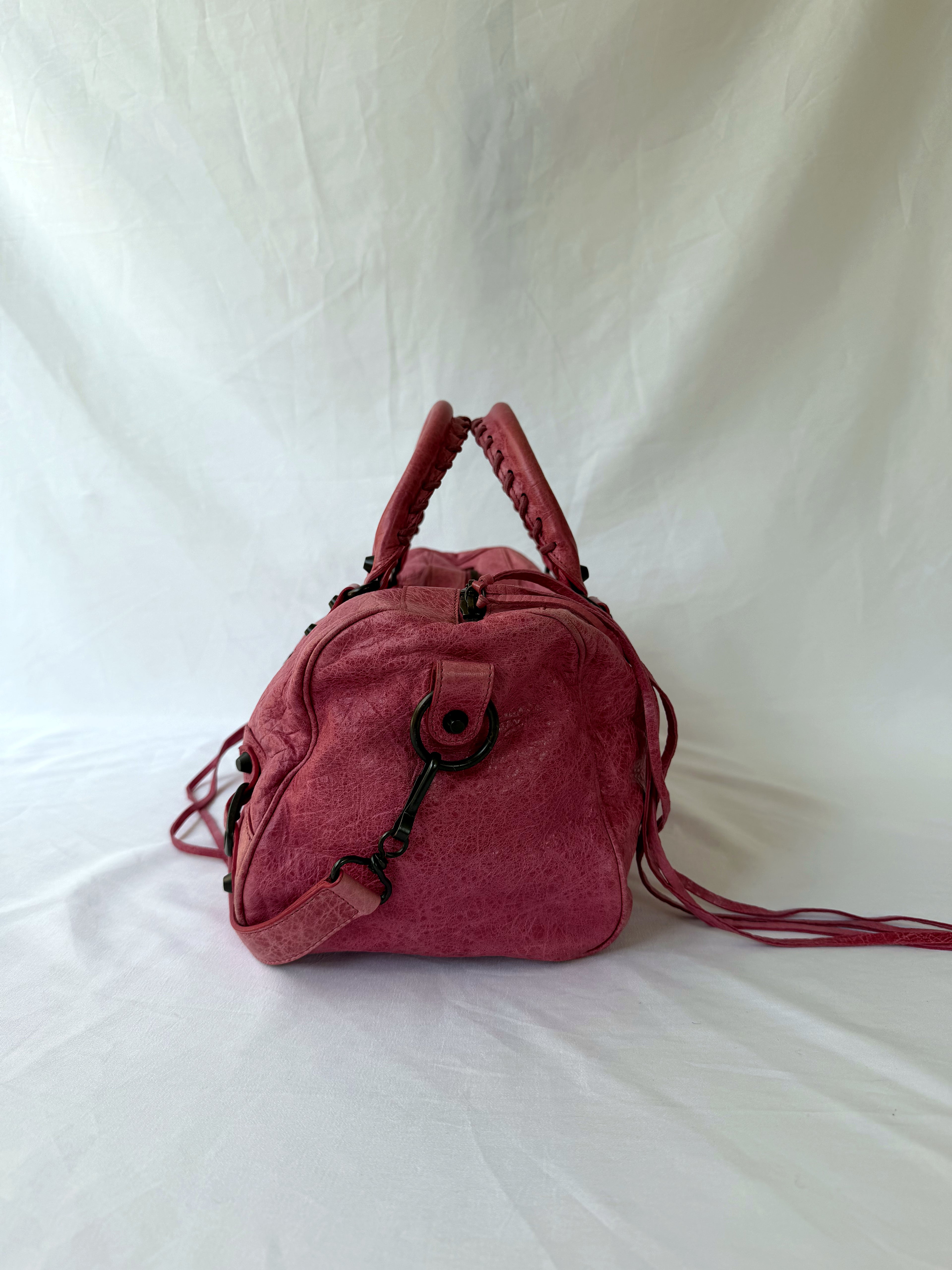 Balanciaga Twiggy Bag in Pink Agneau Lambskin