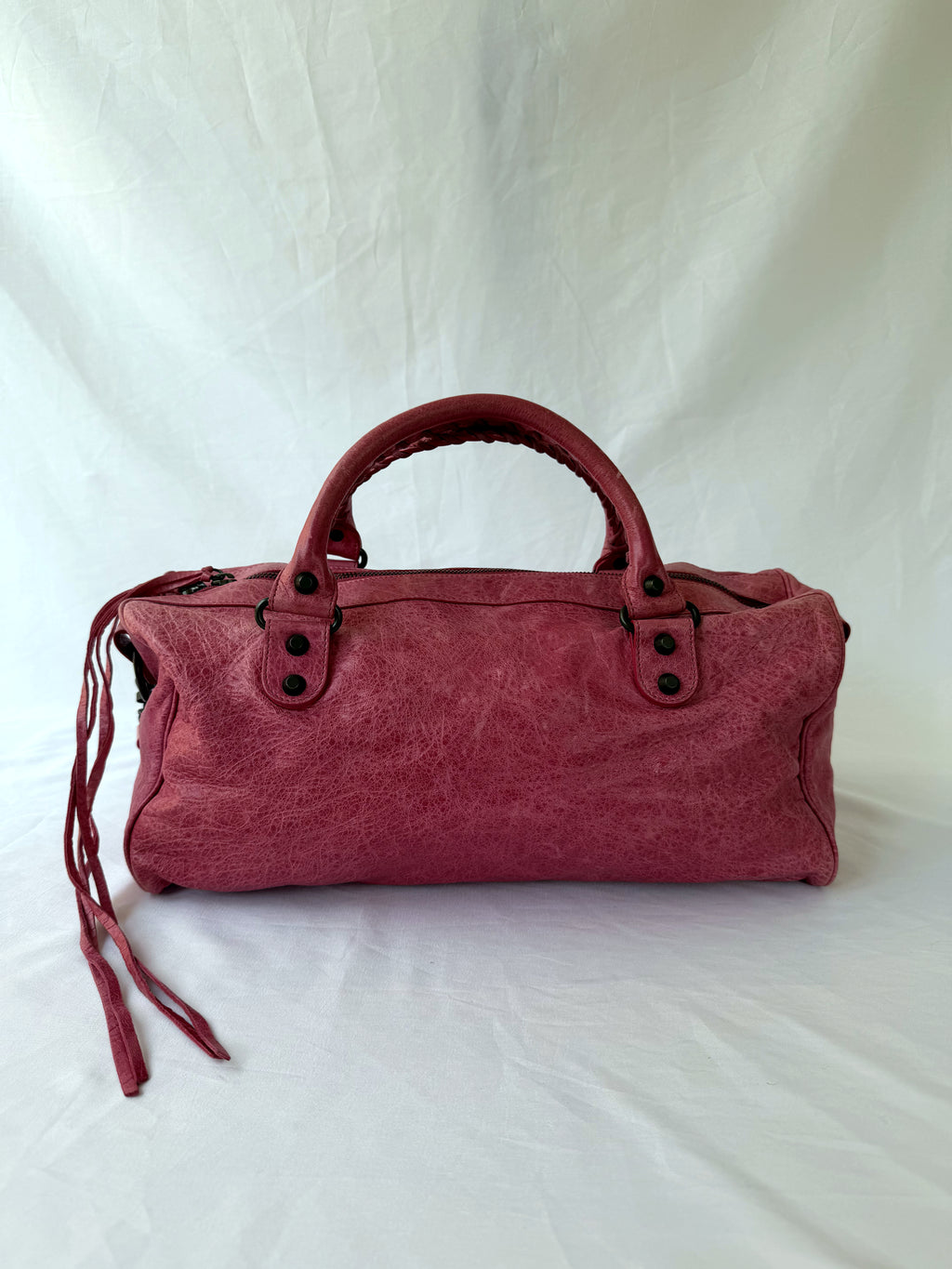 Balanciaga Twiggy Bag in Pink Agneau Lambskin