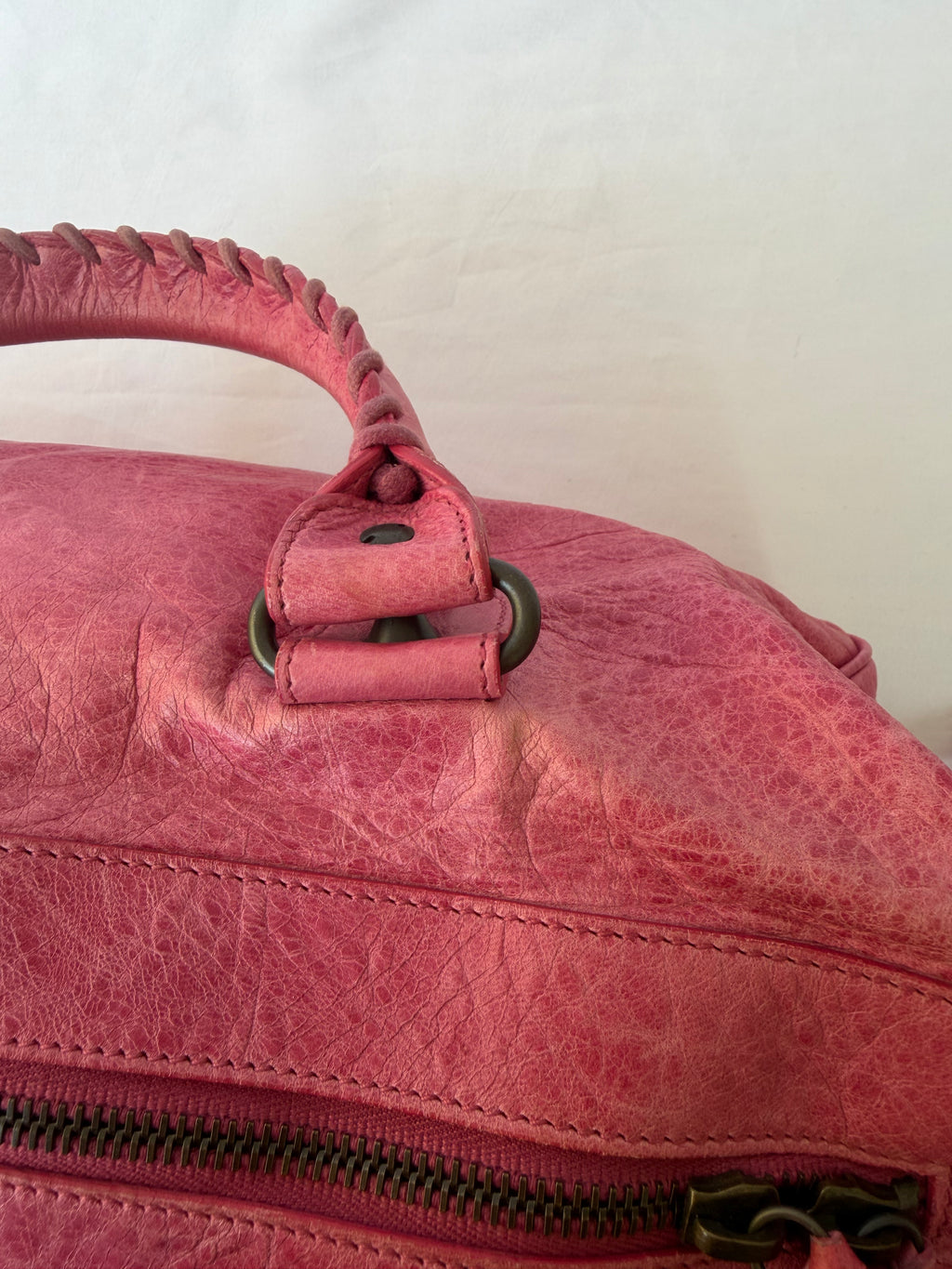 Balanciaga Twiggy Bag in Pink Agneau Lambskin
