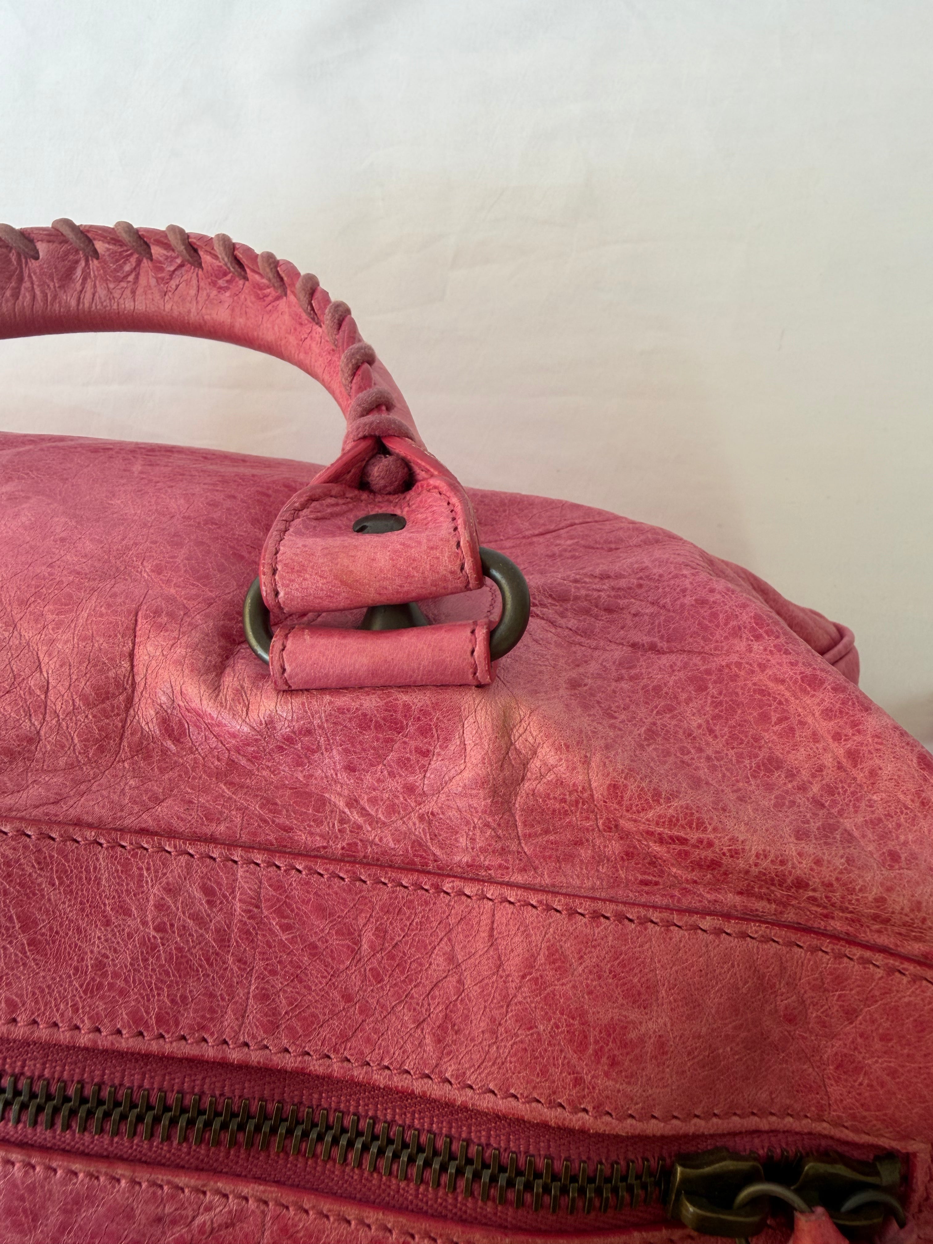 Balanciaga Twiggy Bag in Pink Agneau Lambskin