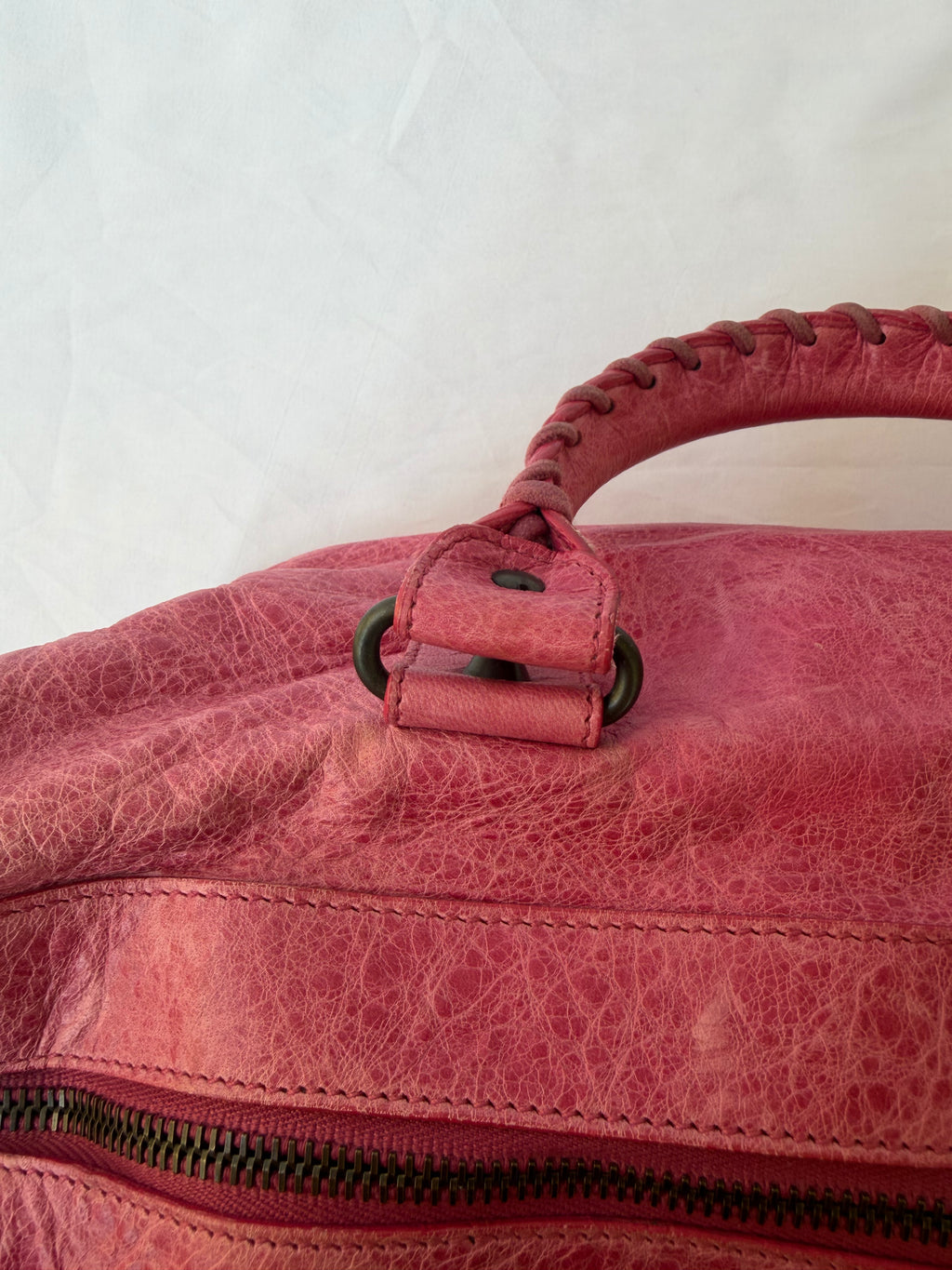 Balanciaga Twiggy Bag in Pink Agneau Lambskin