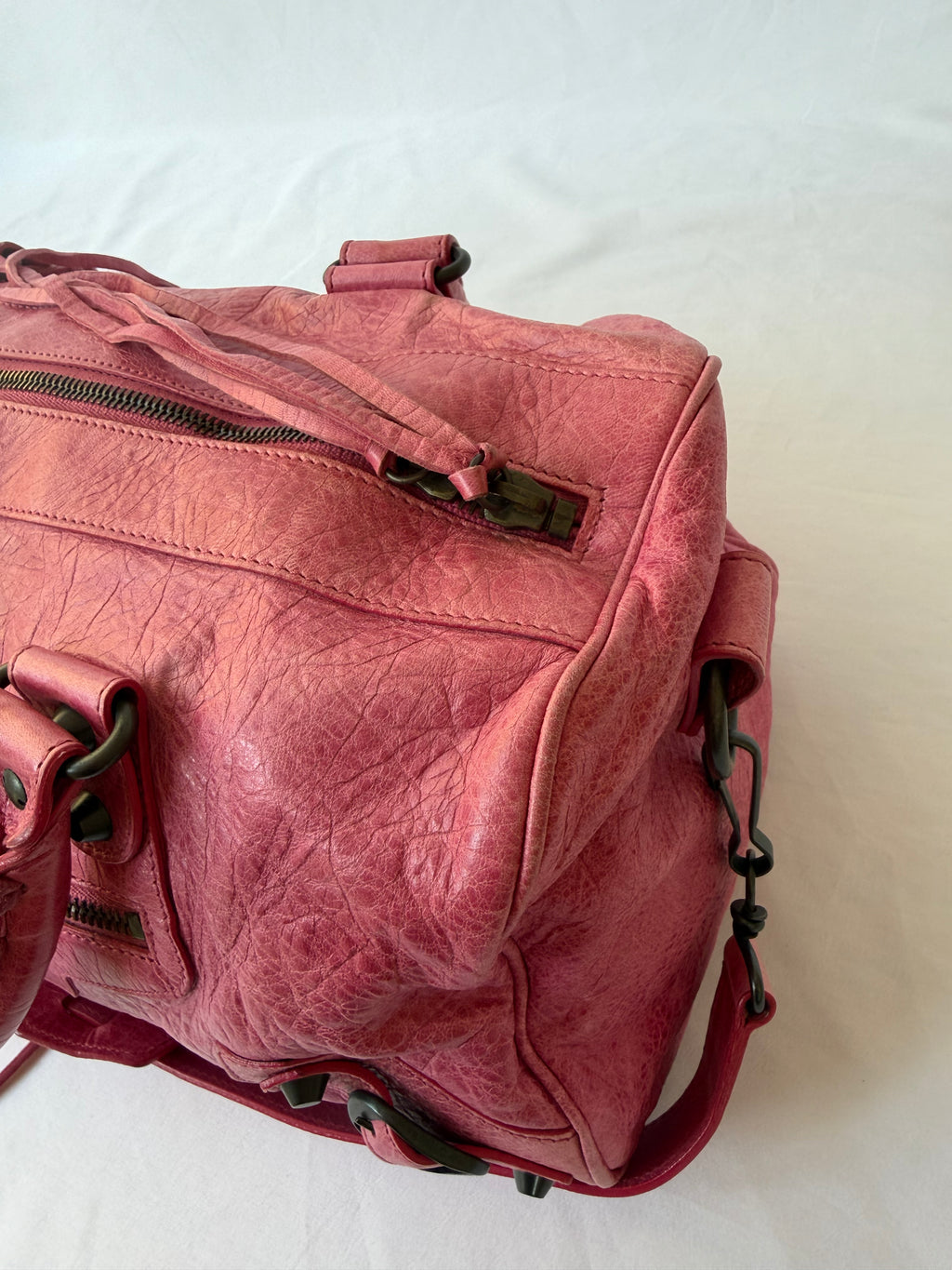 Balanciaga Twiggy Bag in Pink Agneau Lambskin