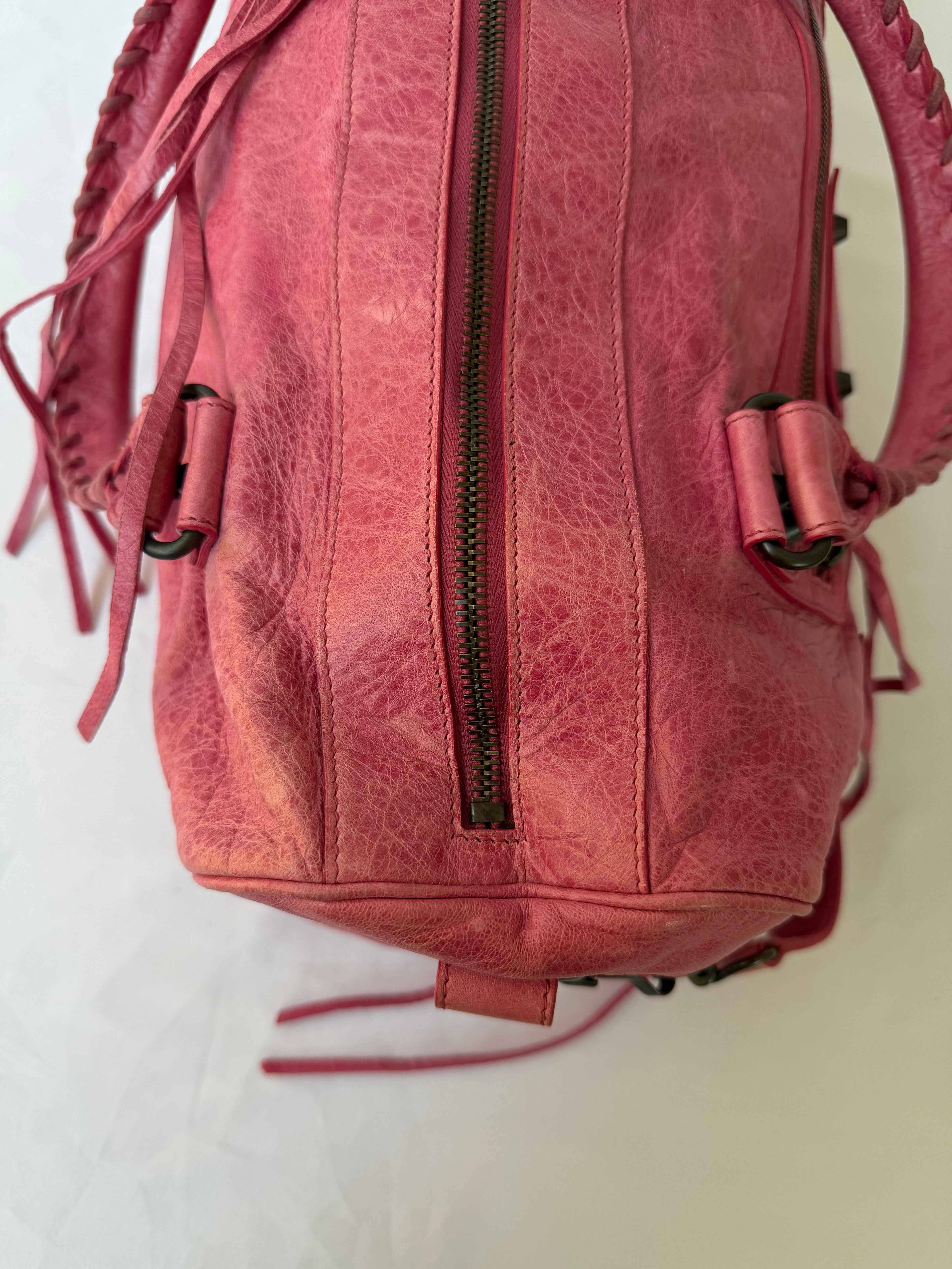 Balanciaga Twiggy Bag in Pink Agneau Lambskin