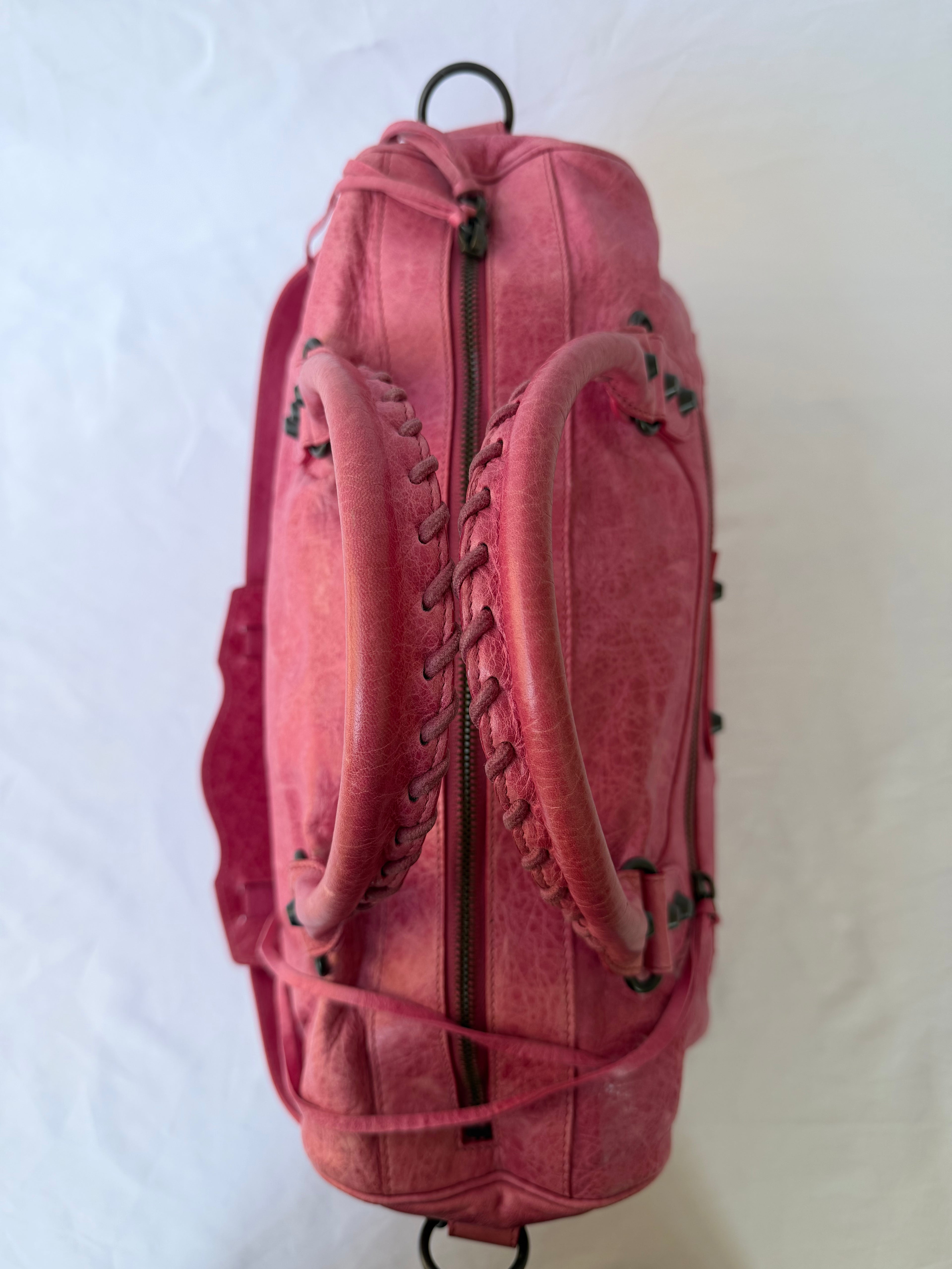 Balanciaga Twiggy Bag in Pink Agneau Lambskin