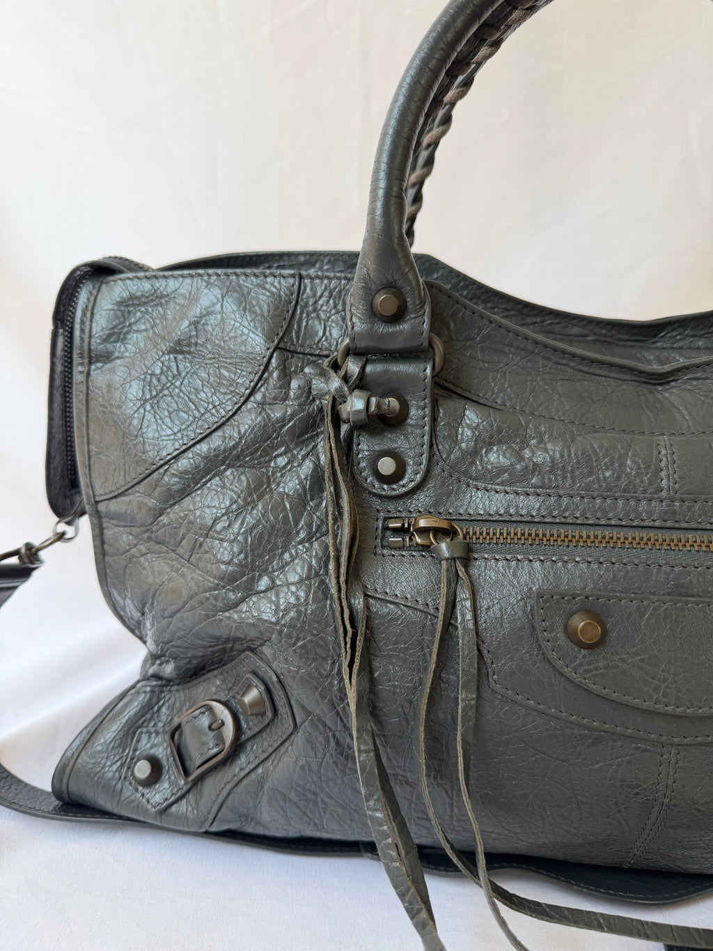 Balancing Part Time City Bag Large Grey