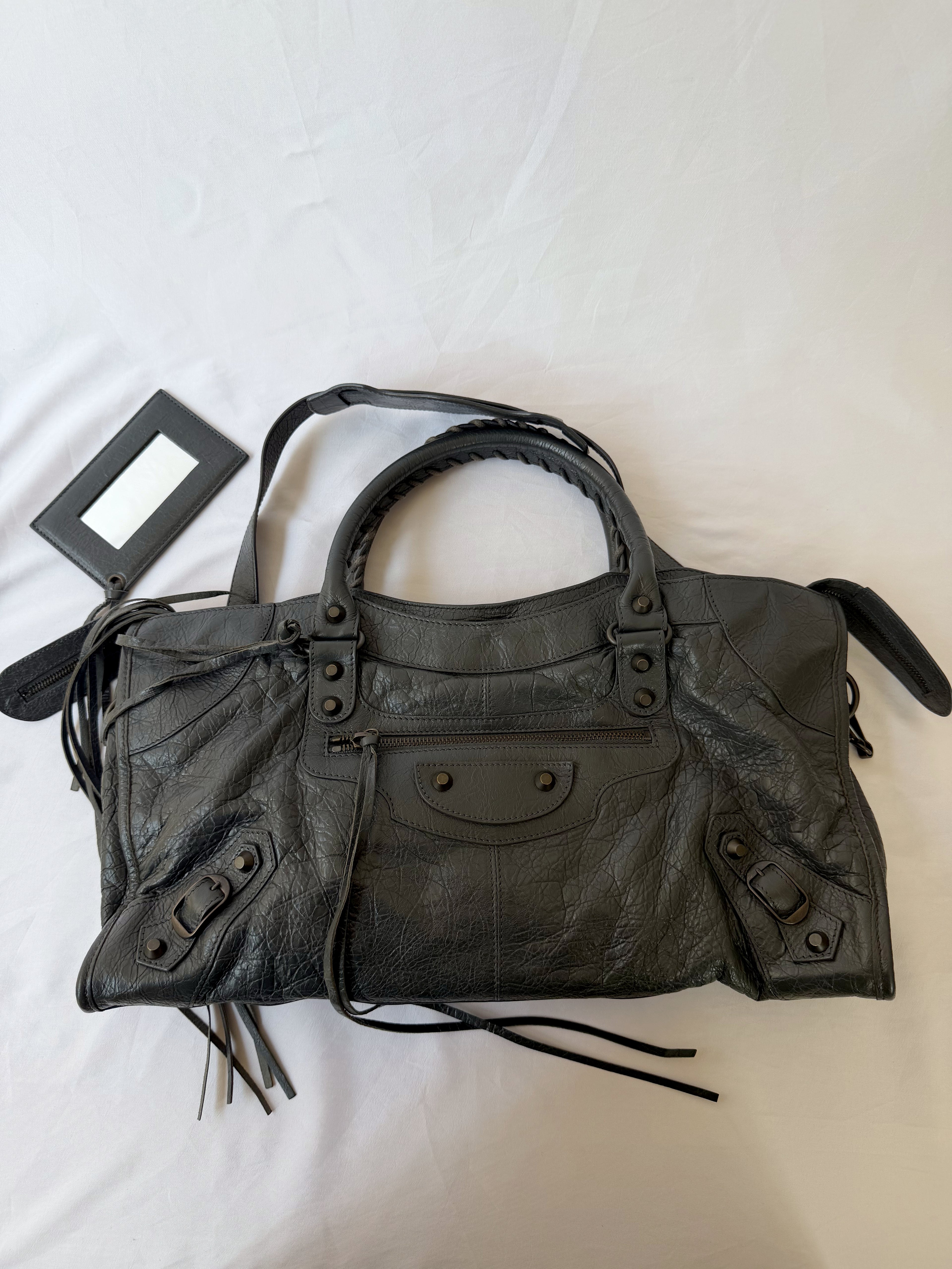 Balancing Part Time City Bag Large Grey