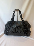 Chanel Modern Chain Rhodoid East-West Tote Black