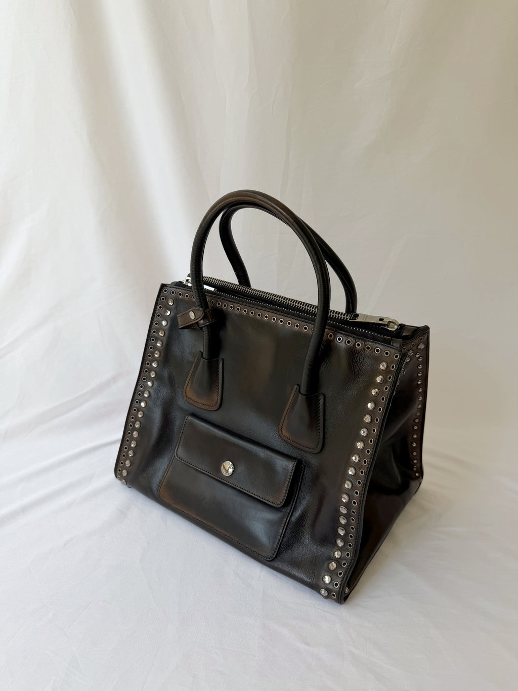 Prada Galleria Studded Tote – view 3