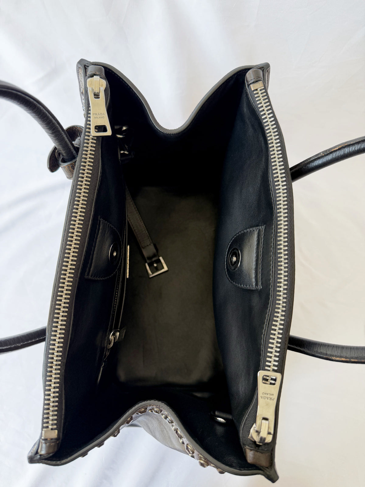 Prada Galleria Studded Tote – view 12