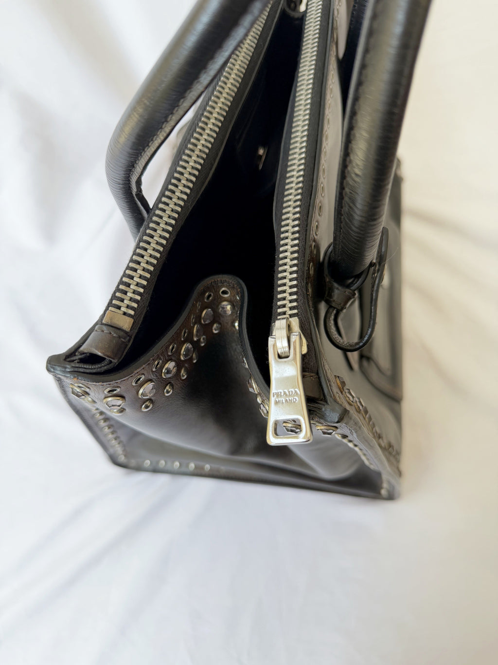Prada Galleria Studded Tote – view 11