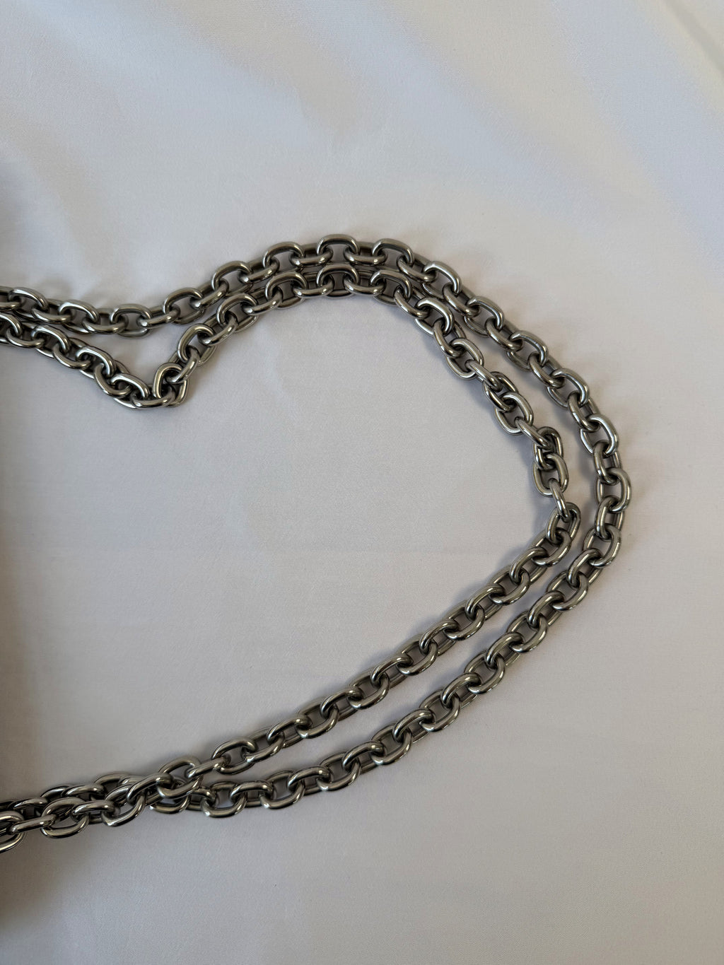 Balenciaga Monaco Medium Chain Bag in Metallic Anthracite/Gunmetal, Crinkled Metallic Leather