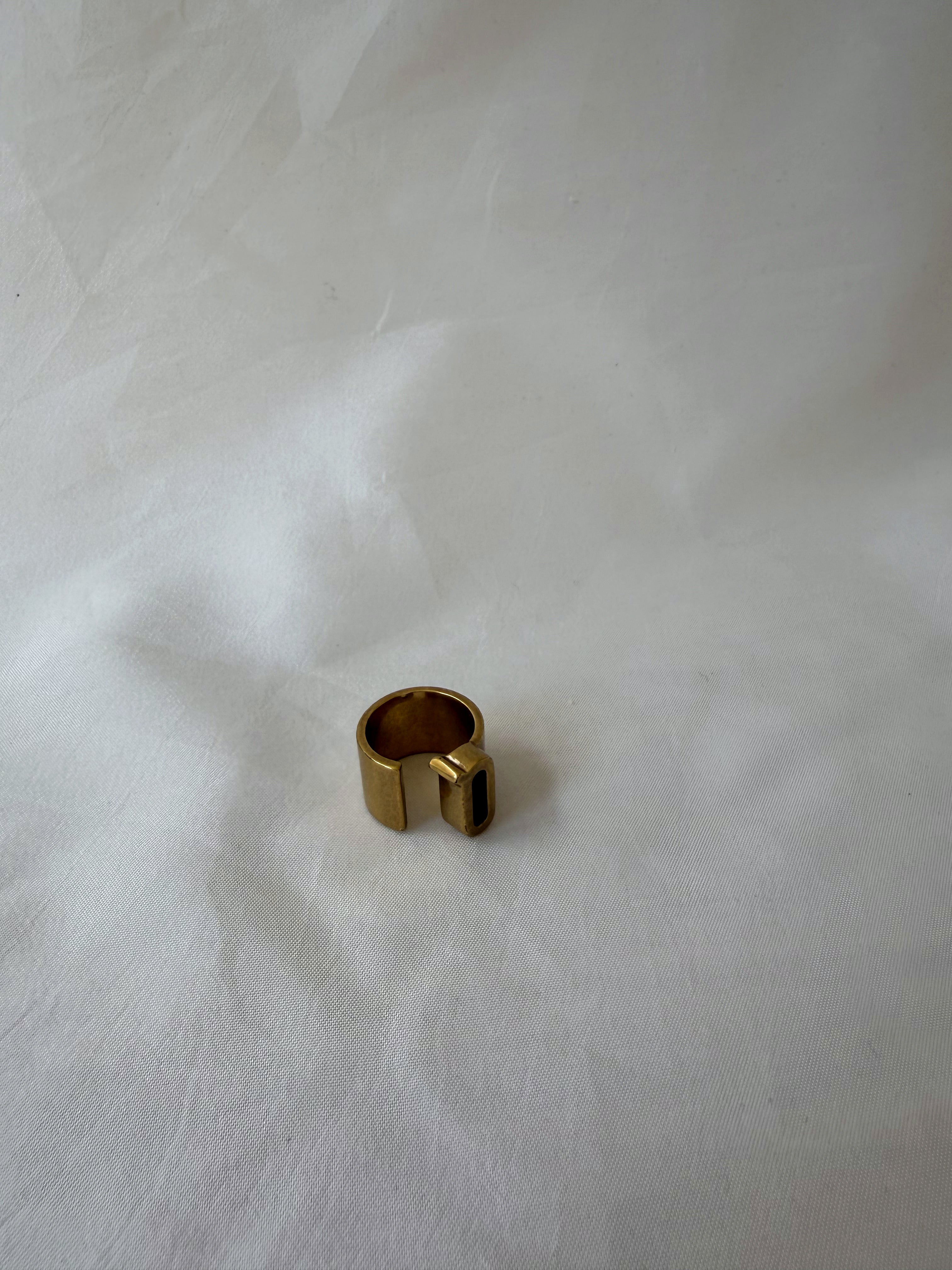 Christian Dior "My ABCDior" Ring in Brass
