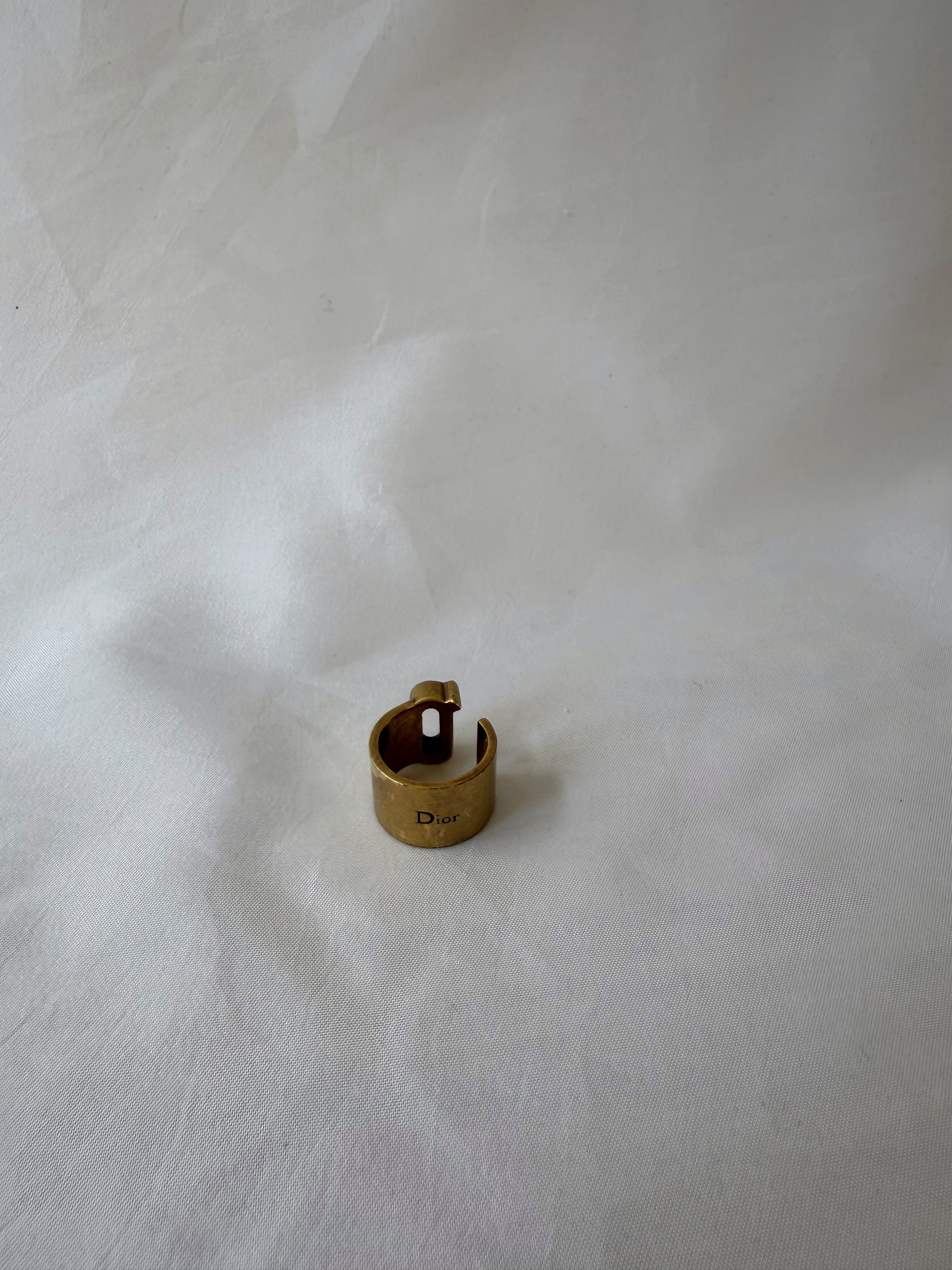 Christian Dior "My ABCDior" Ring in Brass