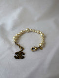 Chanel Pearl Bracelet with CC Charm