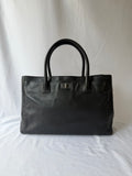 Chanel Reissue Cerf Executive Tote in Black, Grained Leather