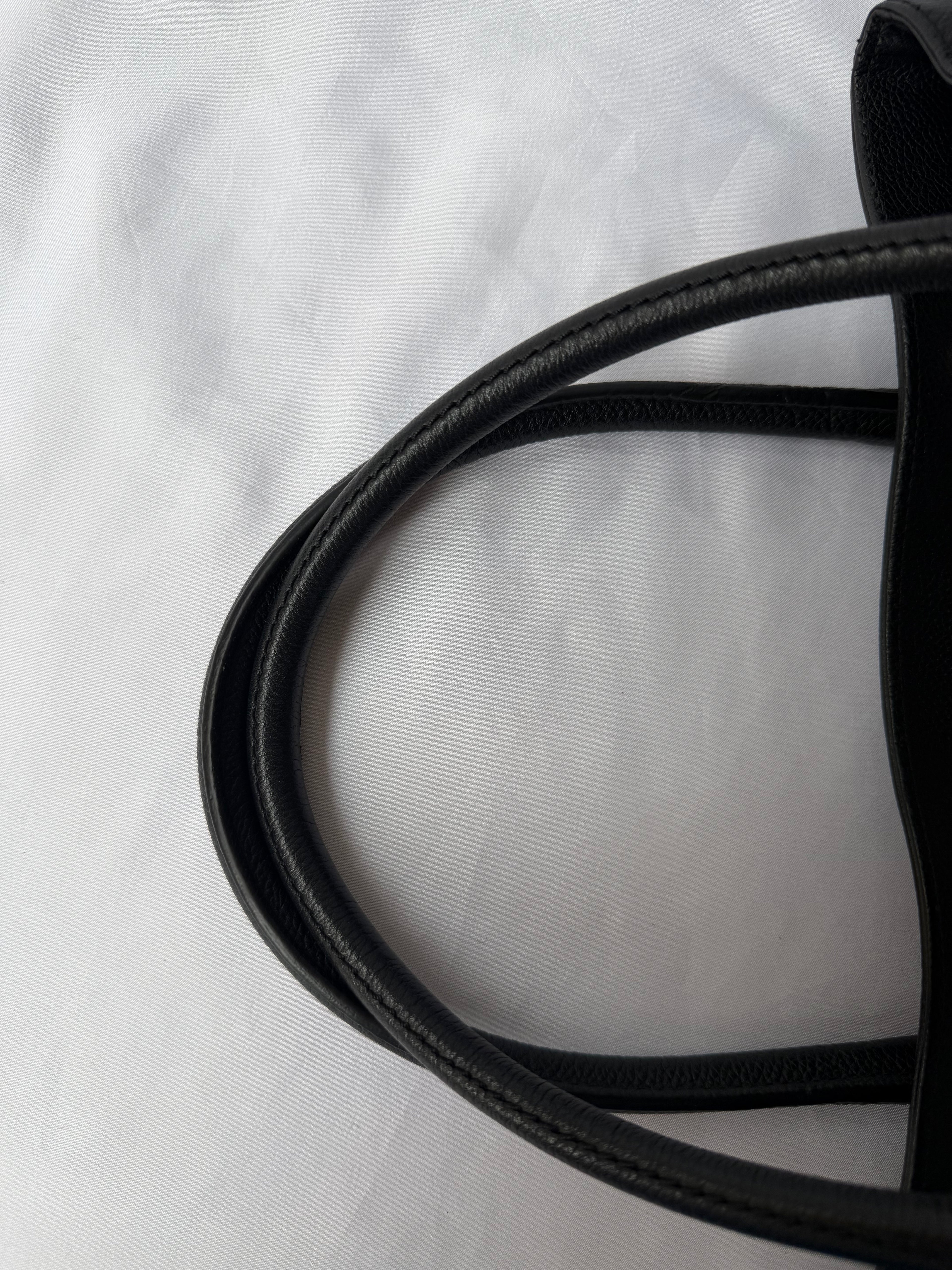 Chanel Reissue Cerf Executive Tote in Black, Grained Leather