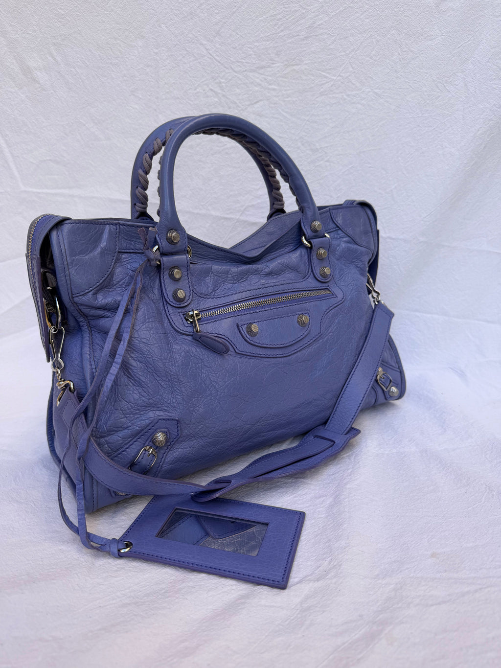 Balenciaga City Bag Medium S/S2013 Periwinkle Blue – view 2