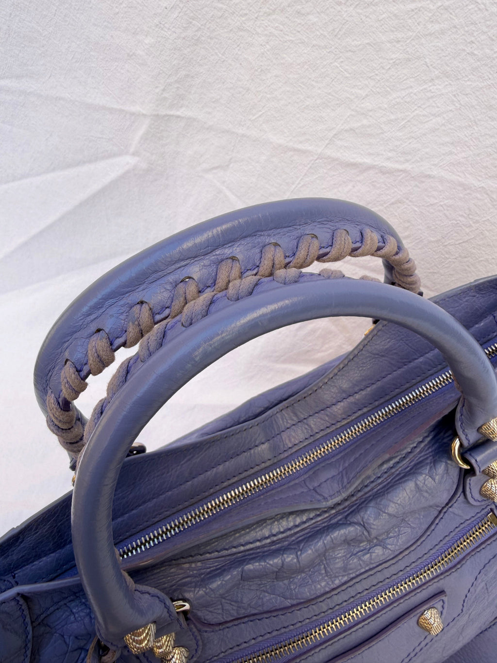 Balenciaga City Bag Medium S/S2013 Periwinkle Blue – view 11