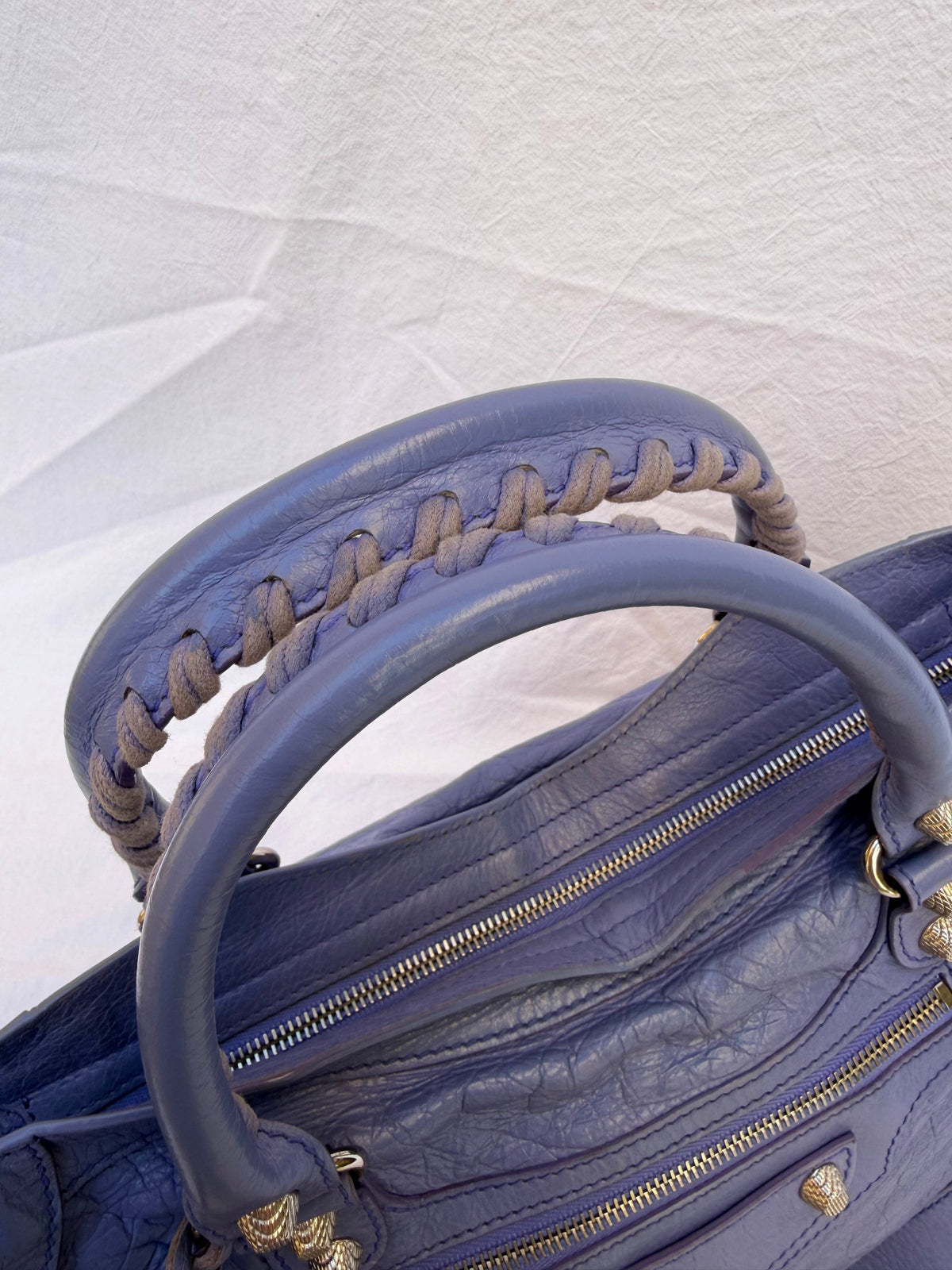 Balenciaga City Bag Medium S/S2013 Periwinkle Blue – view 11