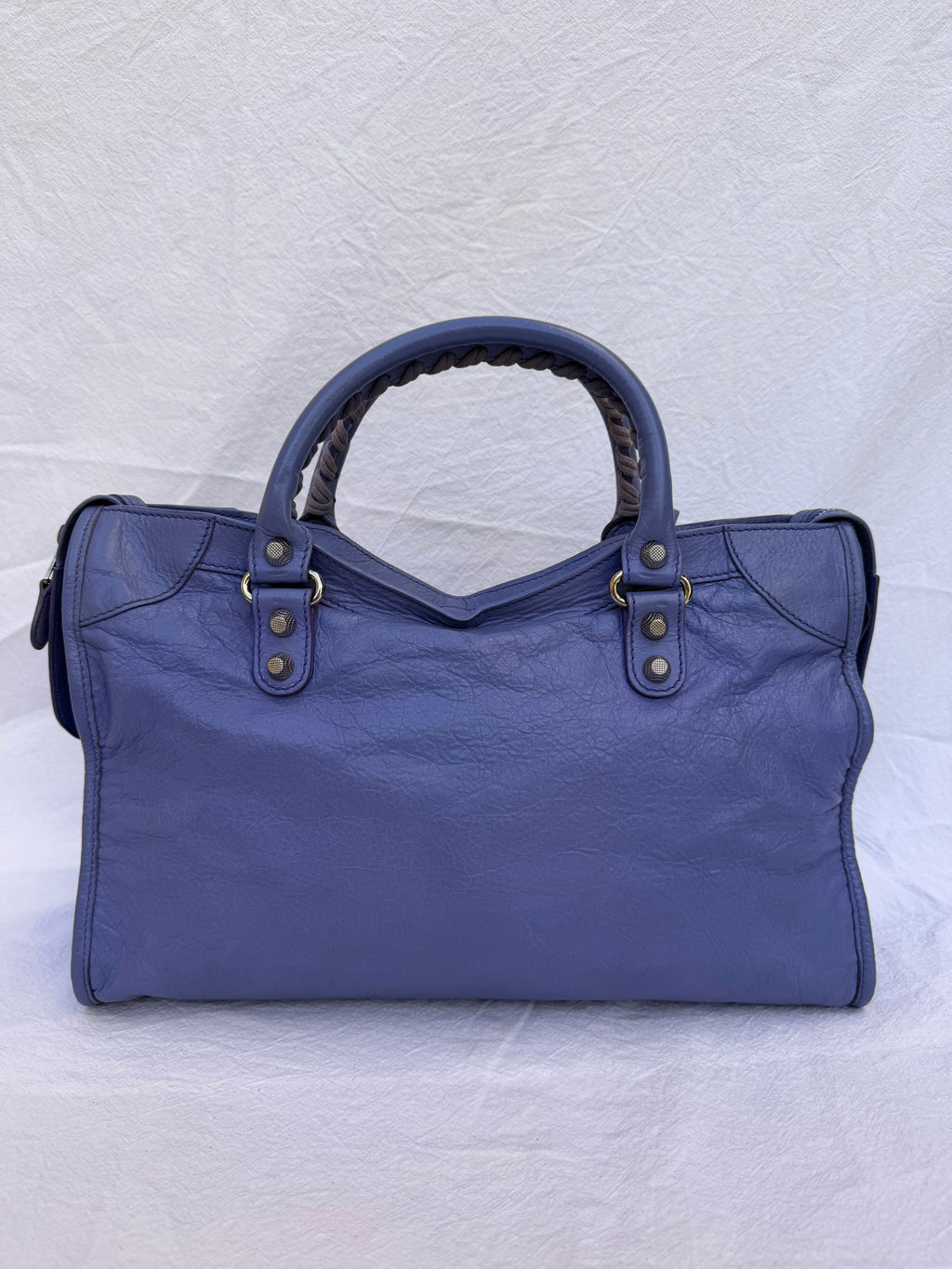 Balenciaga City Bag Medium S/S2013 Periwinkle Blue – view 3