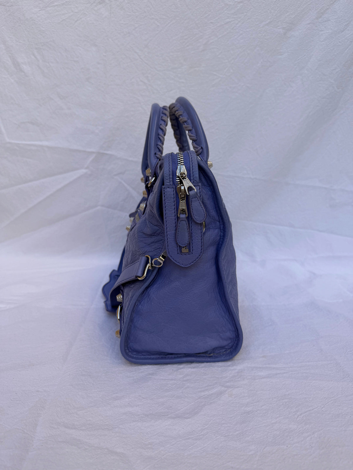 Balenciaga City Bag Medium S/S2013 Periwinkle Blue – view 4