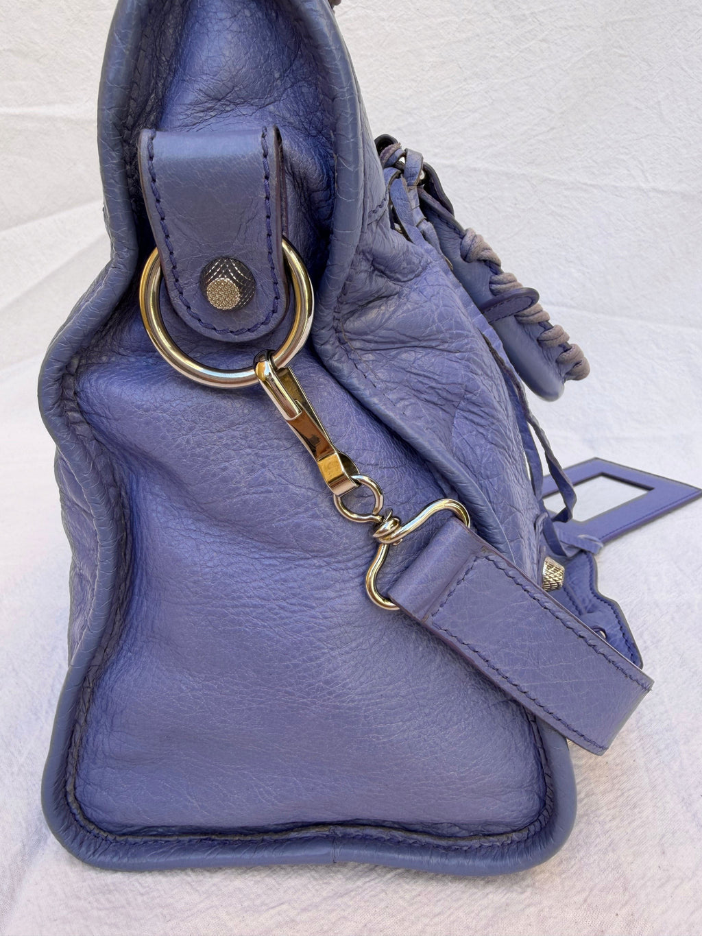 Balenciaga City Bag Medium S/S2013 Periwinkle Blue – view 7