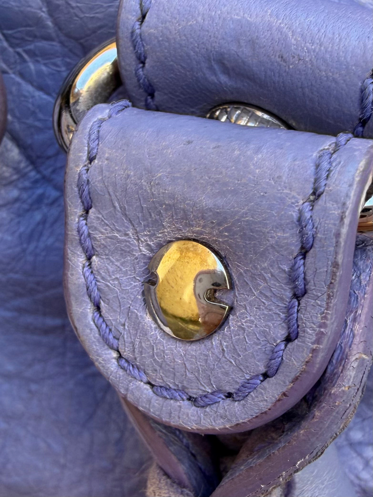 Balenciaga City Bag Medium S/S2013 Periwinkle Blue – view 13
