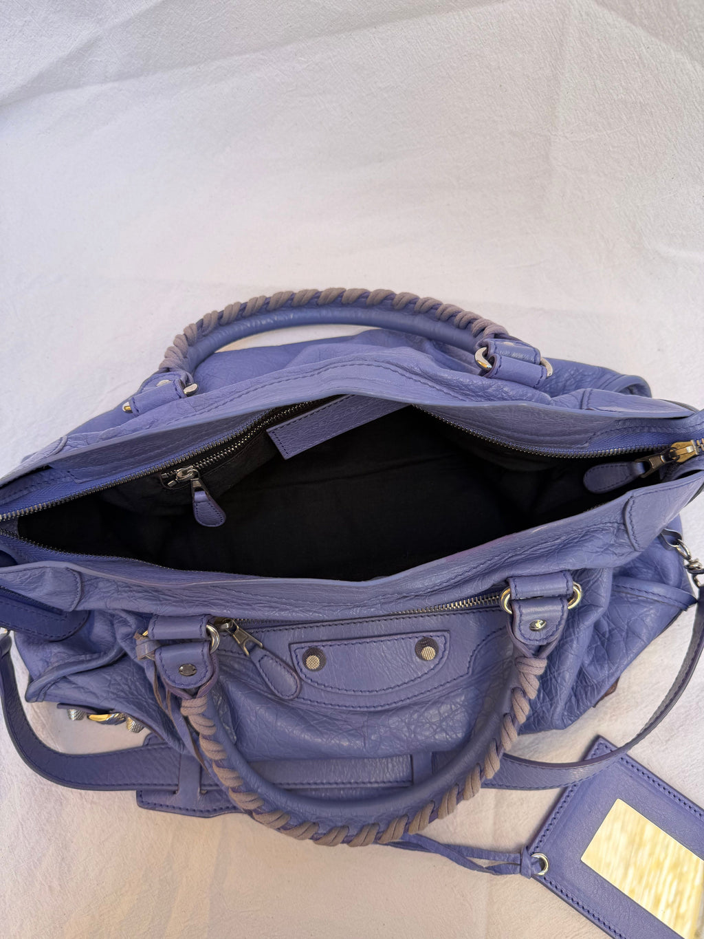 Balenciaga City Bag Medium S/S2013 Periwinkle Blue – view 8