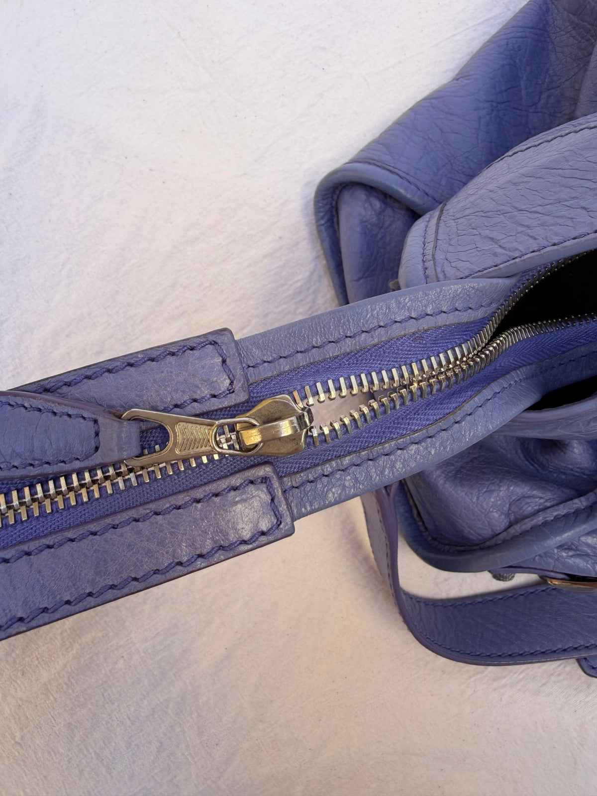 Balenciaga City Bag Medium S/S2013 Periwinkle Blue – view 18