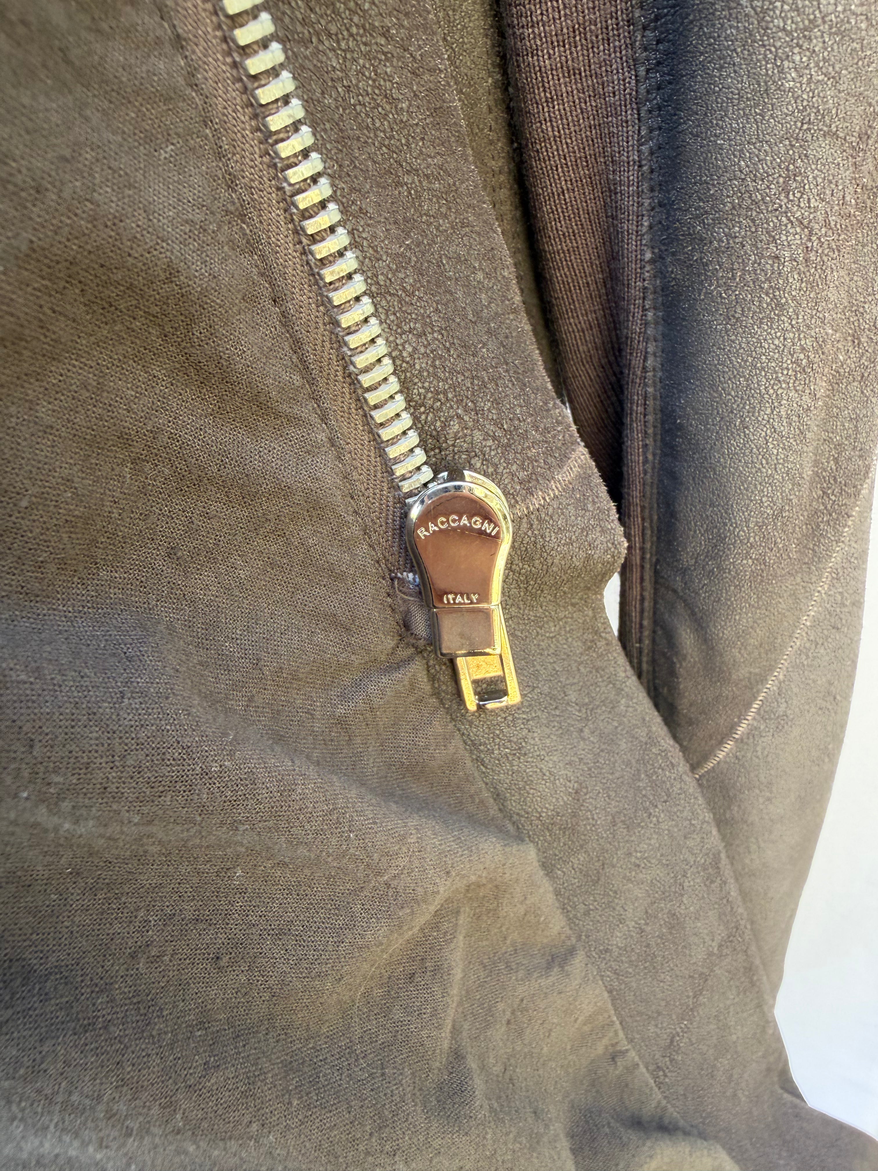 Rick Owens FW2011 “Limo” Long Lamb Leather High-Neck Jacket – view 19