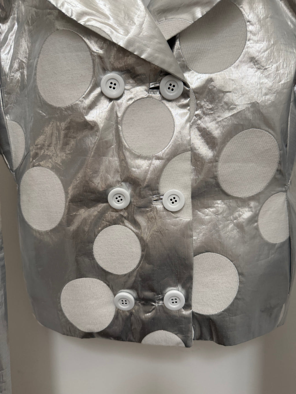 Dolce & Gabbana Metallic Silver Polka Dot Jacket – view 5