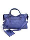 Balenciaga City Bag Medium S/S2013 Periwinkle Blue, Lambskin