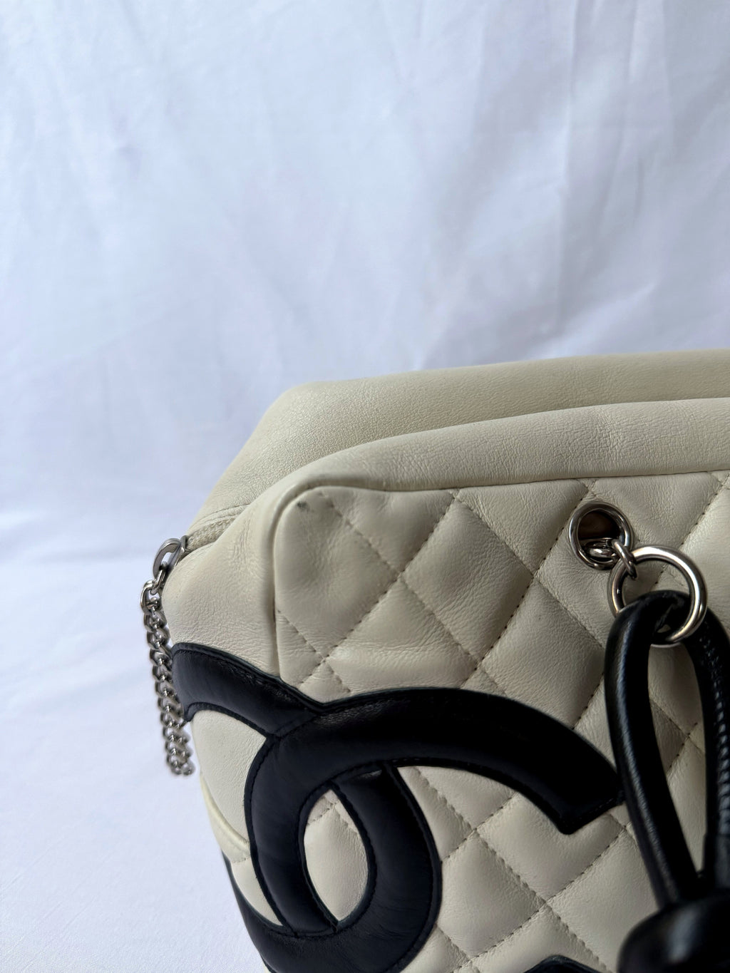 Chanel Cambon Bowler White/Ivory – view 8