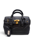 Gucci Handmade Medium Top Handle Bag in Black Calfskin